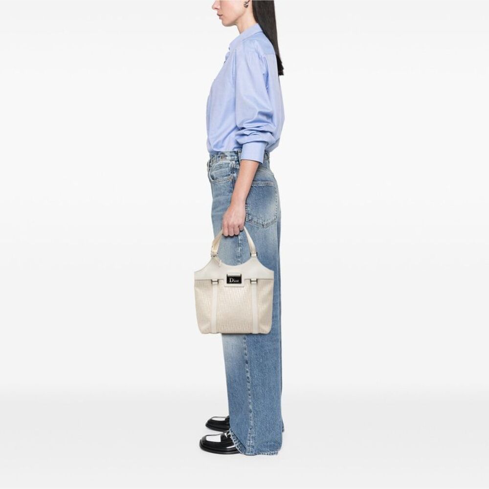 Dior Diorissimo Trotter Canvas Street Chic Tote - image 7